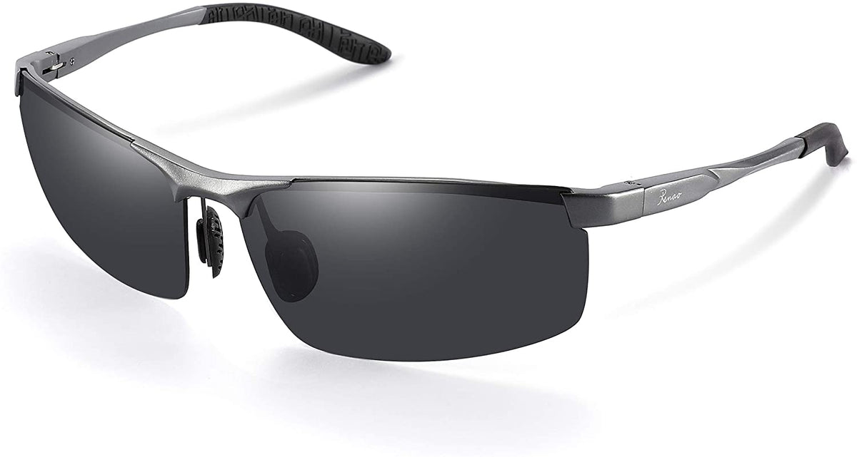 偏光サングラス スポーツサングラス メンズサングラス 超軽量 UV400